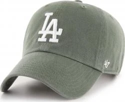 47 Brand Los Angeles Dodgers Moss Clean Up Curved Visor Strapback Cap