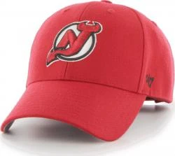 47 Brand MVP Velcro New Jersey Devils Red Curved Visor Cap