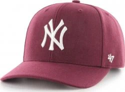47 Brand New York Yankees Cold Zone Dark Maroon Curved Visor Cap Snapback