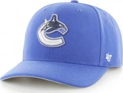 47 Brand Vancouver Canucks Cold Zone Royal Curved Visor Cap Snapback