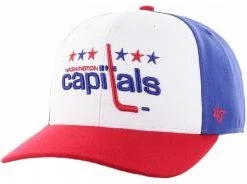 Forty Seven 47 Brand Washington Capitals Cold Zone NHL Vintage Logo MVP DP Curved Visor Snapback Cap