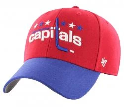 Forty Seven 47 Brand Washington Capitals NHL Vintage Logo MVP Curved Visor Velcroback Cap Limited Edition