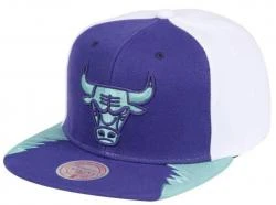 Mitchell & Ness Chicago Bulls Purple Day 5 Snapback Cap Kappe Basecap