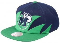 Mitchell & Ness Dallas Mavericks Sharktooth NBA Snapback Cap And Basecap