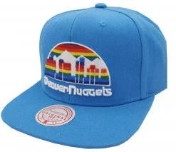 Mitchell & Ness Denver Nuggets Royal Team Ground 2.0 Snapback HWC Cap Kappe Basecap