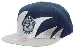 Mitchell & Ness Georgetown Hoyas Sharktooth NCAA Snapback Cap And Basecap