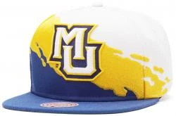 Mitchell & Ness Marquette University Paintbrush Snapback And NCAA Cap Kappe Basecap