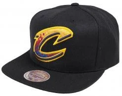 Mitchell & Ness NBA Cleveland Cavaliers 348VZ Easy Three Digital XL Snapback Cap Black Kappe Basecap