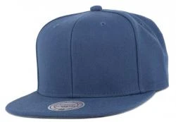 Mitchell & Ness Navy Blue Blank Snapback Cap EU930 Dunkelblau Kappe Basecap