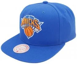 Mitchell & Ness New York Knicks Blue Team Ground 2.0 Snapback Cap Kappe Basecap