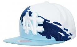 Mitchell & Ness North Carolina Tar Heels Paintbrush Snapback And NCAA Cap Kappe Basecap