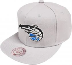 Mitchell & Ness Orlando Magic Wool Solid Grey NL99Z Snapback Cap Kappe Basecap NBA