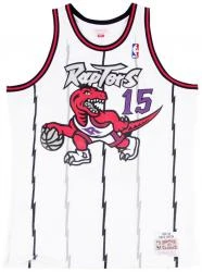 Mitchell & Ness Vince Carter 15 Replica Swingman NBA Jersey Toronto Raptors White HWC Basketball Trikot