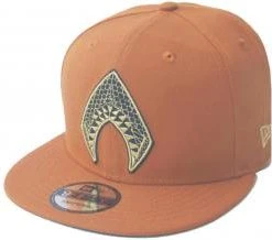 New Era Aquaman Rust Orange Snapback Cap 9fifty 950 DC Comics Basecap