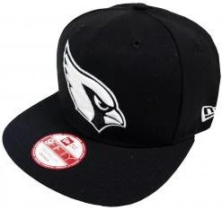 New Era Arizona Cardinals Black White Logo Snapback Cap 9fifty Limited Edition