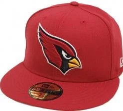 New Era Arizona Cardinals Solid Red On Field NFL Cap 59fifty 5950 Fitted Limited Edition