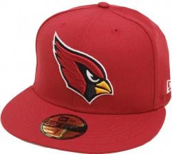 New Era Arizona Cardinals Solid Red On Field NFL Cap 59fifty 5950 Fitted Limited Edition