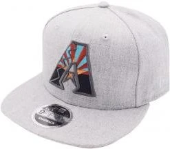New Era Arizona Diamondbacks Snapback Cap Heather Greyl 9fifty OSFA Limited Edition