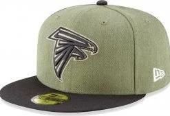 New Era Atlanta Falcons On Field 18 Salute To Service Cap 59fifty 5950 Fitted Limited Edition