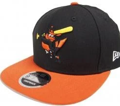 New Era Baltimore Orioles Sidepatch Cooperstown Classics Black Orange Snapback Cap 9fifty Limited Edition