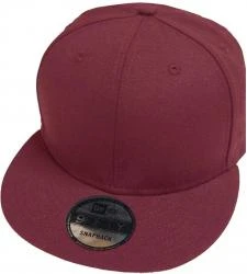 New Era Basic Cardinal Blank Snapback Cap Blanko 9fifty 950 Basecap Mens OSFA