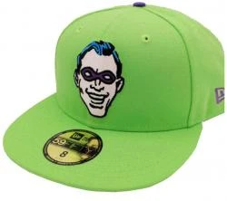 New Era Batman The Riddler Lime 59fifty Fitted Cap Limited Edition