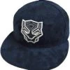 New Era Black Panther Black Suede DC Marvel Cap 59fifty 5950 Fitted Basecap Kappe Men Special Limited Edition