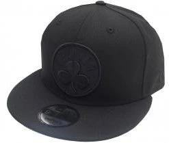 New Era Boston Celtics Black On Black NBA Snapback Cap 9fifty 950 OSFA Exclusive Limited Edition