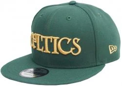 New Era Boston Celtics NBA Pine Green Script Sidepatch Snapback Cap 9fifty 950 OSFA Exclusive Limited Edition