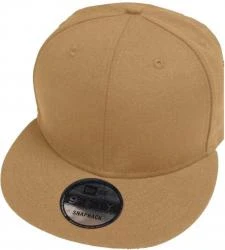 New Era Bronze Cotton Canvas Blank Snapback Cap Blanko 9fifty 950 Basecap Mens OSFA