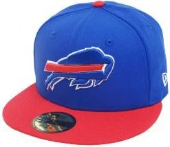 New Era Buffalo Bills Royal Red 2 Tone On Field NFL Cap 59fifty 5950 Fitted Limited Edition