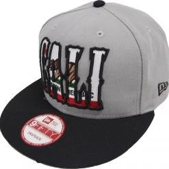 New Era California Edition Bear In Cali Grey Black Snapback Cap 9fifty Basecap Limited Edition