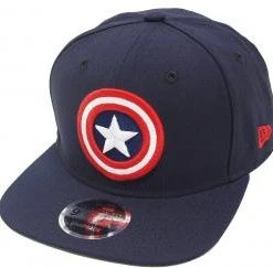 New Era Captain America Navy Snapback Cap 9fifty 950 OSFA Basecap Limited Edition