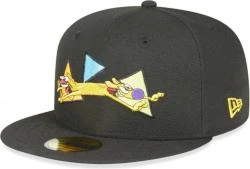 New Era Catdog Nickelodeon Black Cap 59fifty 5950 Fitted Limited Edition