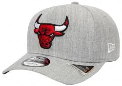 New Era Chicago Bulls Heather Base Stretch Snapback Cap 9fifty 950 S M
