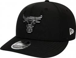 New Era Chicago Bulls NBA Monotape PC 9fifty Snapback Cap Black 950 S M Basecap