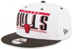 New Era Chicago Bulls Retro Title Snapback Cap White 9fifty 950 S M Basecap