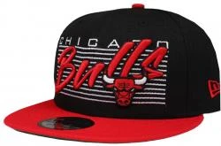 New Era Chicago Bulls Wordmark Black Snapback Cap 9fifty 950 S M Basecap