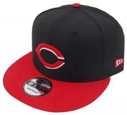 New Era Cincinnati Reds Black Red OTC Snapback Cap 9fifty 950 OSFA Limited