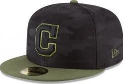 New Era Cleveland Indians Memorial Day Fitted Cap 59fifty Basecap Limited Special Edition