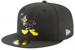 New Era Daffy Duck Black Cap 59fifty 5950 Fitted Looney Tunes Limited Custom Edition