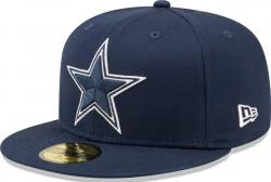New Era Dallas Cowboys Navy Sidepatch 59fifty 5950 Fitted Cap