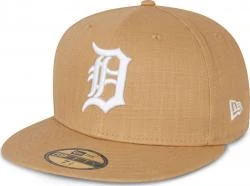 New Era Detroit Tigers Beige Cotton Ripstop Cap 59fifty 5950 Fitted