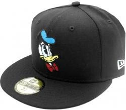New Era Donald Duck Face Black 59fifty Limited Edition Fitted Cap