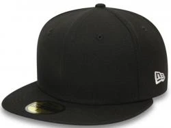 New Era Essential Black Blank Blanc 59fifty 5950 Fitted Cap Kappe Men