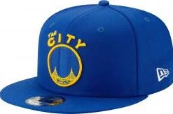New Era Golden State Warriors HWC Team Basic Royal Hardwood Classic Nights Snapback Cap 9fifty 950 OSFA NBA