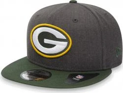 New Era Green Bay Packers NFL Dark Heather Snapback Cap 9fifty 950 S M Basecap