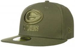 New Era Green Bay Packers Olive NFL Poly Tone Cap 59fifty 5950 Fitted