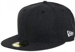 New Era Heather Black Blank Schwarz Blanko Cap 59fifty 5950 Fitted