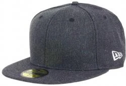 New Era Heather Graphite Blank Graphit Blanko Cap 59fifty 5950 Fitted